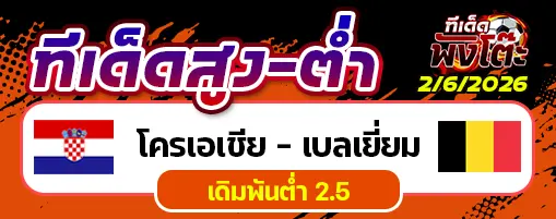 โครเอเชีย vs เบลเยียม