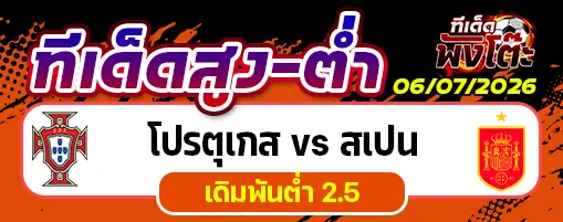 โปรตุเกส vs สเปน