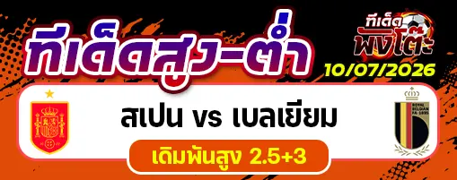สเปน vs เบลเยียม