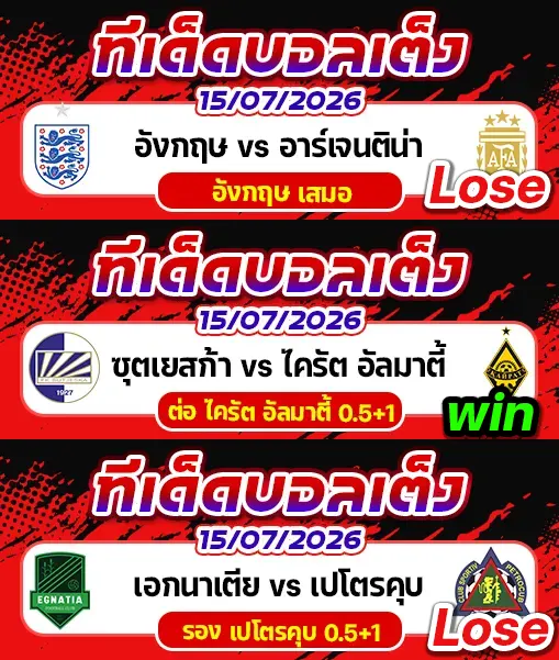 ผลงานของเมื่อวาน