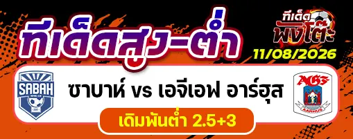 ซาบาห์ vs เอจีเอฟ อาร์ฮุส