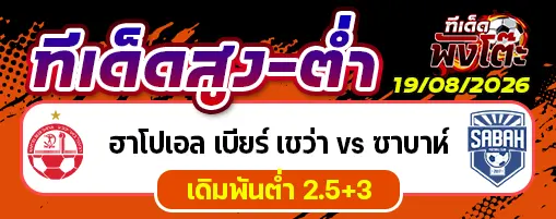ฮาโปเอล เบียร์ เชว่า vs ซาบาห์