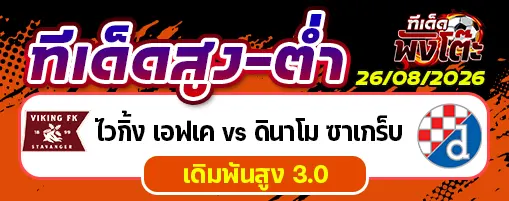 ไวกิ้ง เอฟเค vs ดินาโม ซาเกร็บ