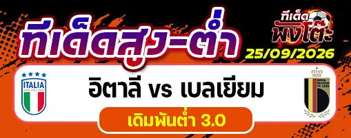 อิตาลี vs เบลเยียม