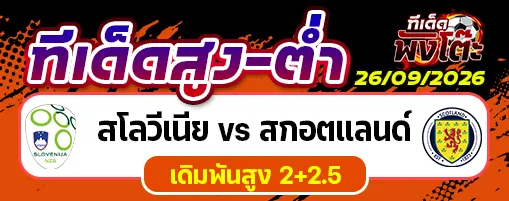 สโลวีเนีย vs สกอตแลนด์